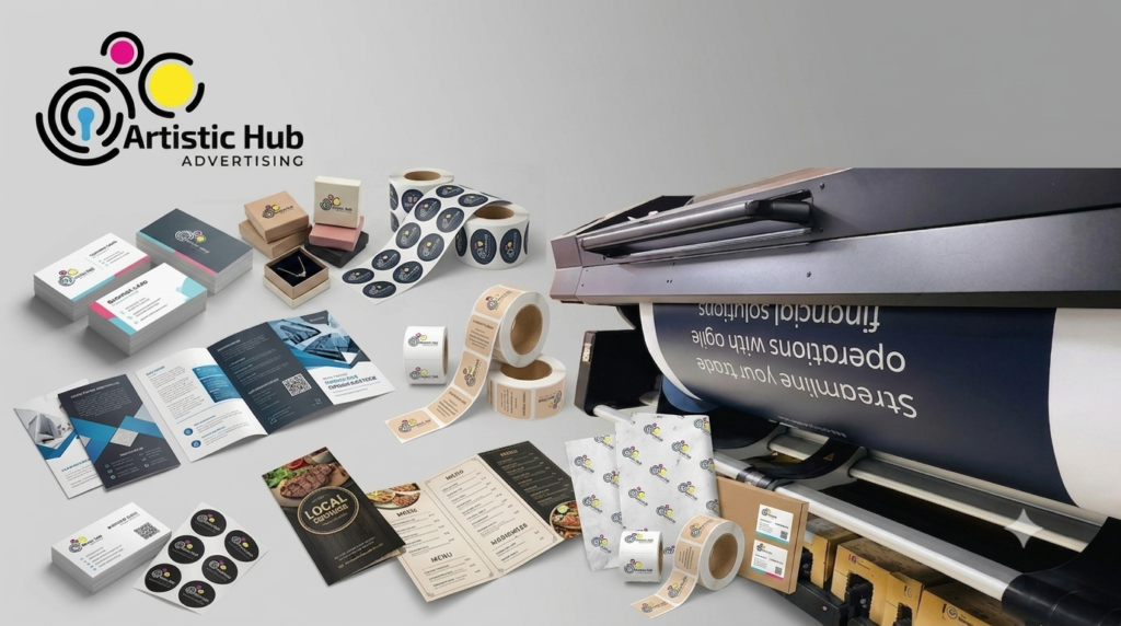 Digital printing materials and display graphics in Dubai