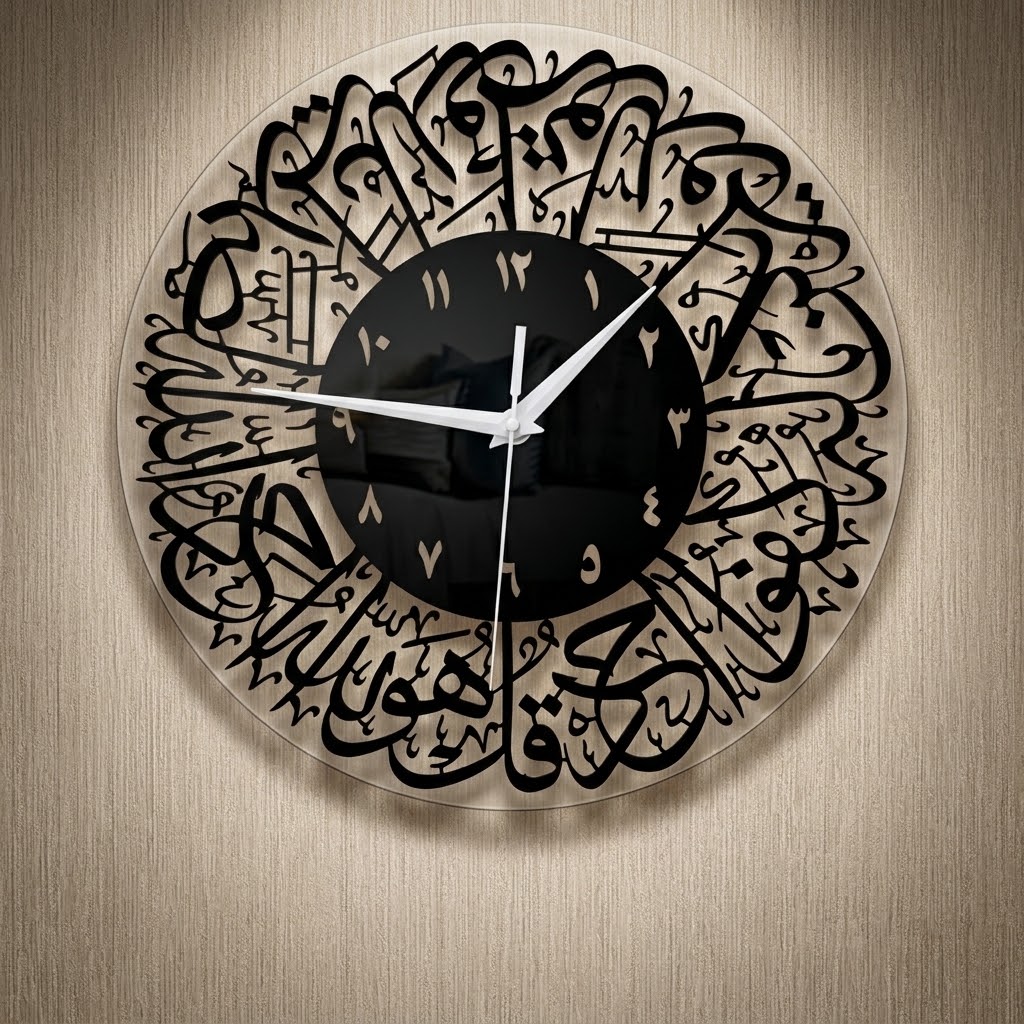 islamic wall clock artistic hub dubai