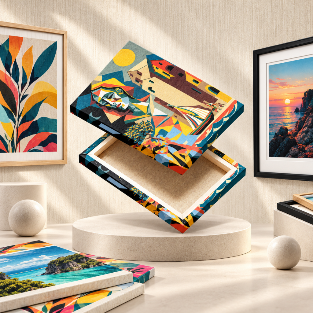 canvas print and framing artistic hub dubai
