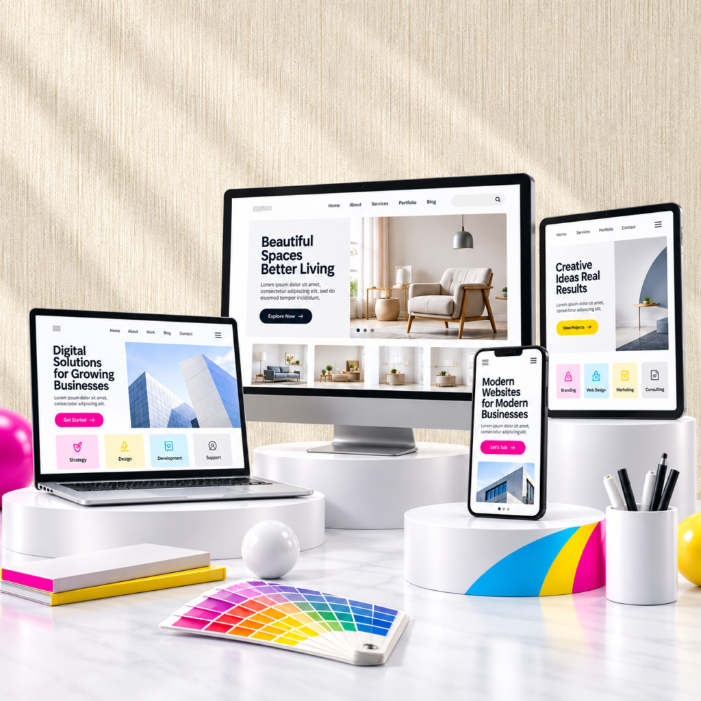 web designing Artistic hub dubai